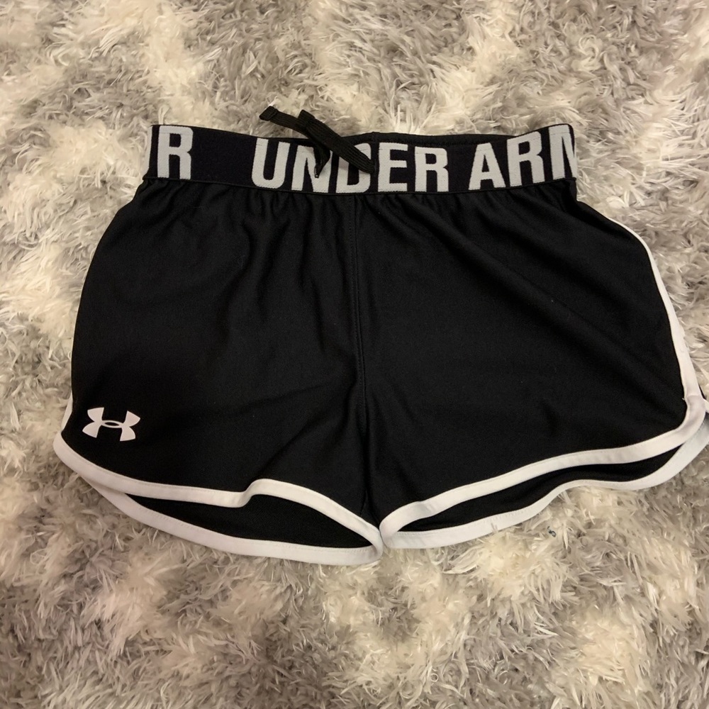 Girls Under Armour Black Shorts